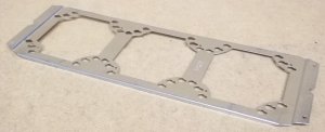 Cooper B-Line BB8-16 Mounting Bracket 3 Box Locations 16In