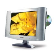 Coby TF-DVD1770 17 Inch LCD TV/Monitor with Side Loading DVD Player