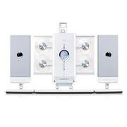 iLuv 4-CD Hi-Fi Audio System with iPod Docking Station - JWin I9200-WHT