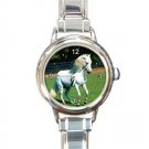 White Horse Round Italian Charm Watch White Horse Round Italian Charm Watch