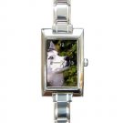 Huskey Dog Rectangular Italian Charm Watch Huskey Dog Rectangular Italian Charm Watch