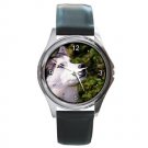Husky Dog Round Metal Watch