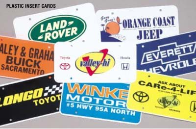Plastic Insert Cards
