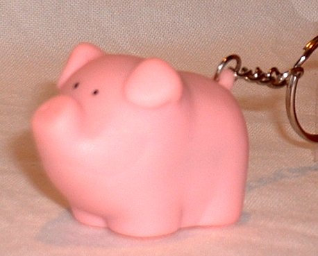 Pooping Pig Novelty Keychain - Pottyheads Gag gift