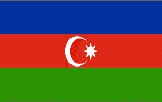 3' by 5' Azerbaijan Flag