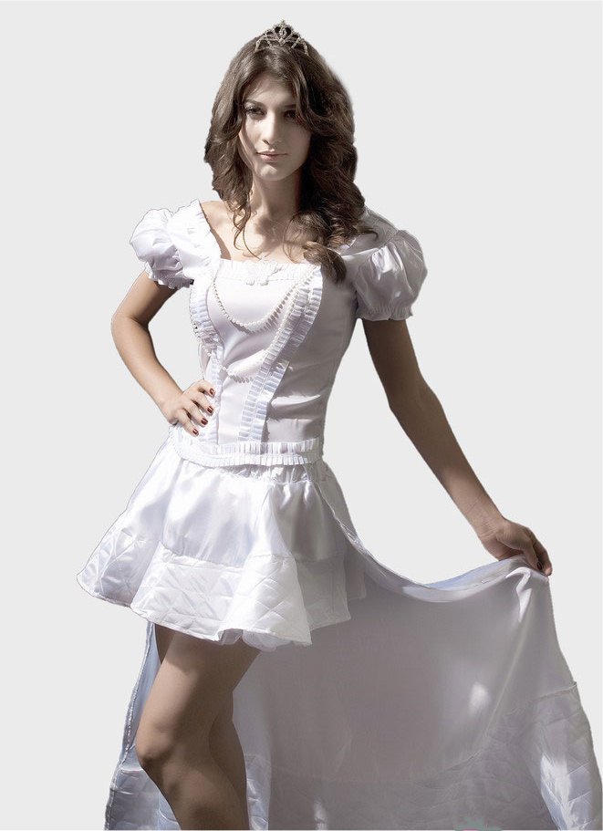 White Queen Anime Cosplay Costume M