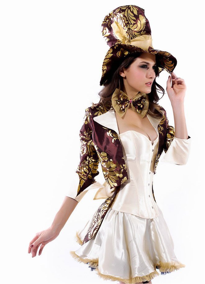 Mad Hatter Halloween Cosplay Costume XL