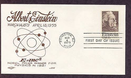 Albert Einstein, Nobel Prize Winner, Science, First Issue FDC Nova USA