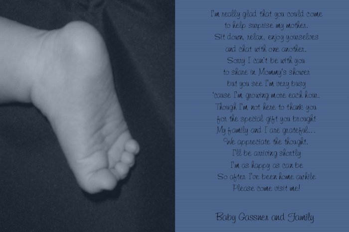 Baby Shower Thank You Notes