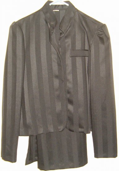 Black Striped Suit