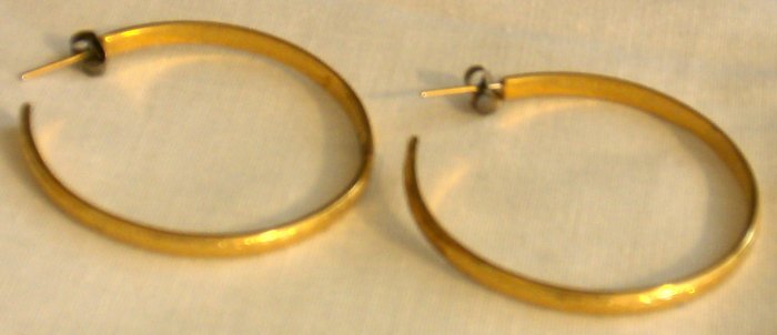 Gold Plated Hoop Earrings