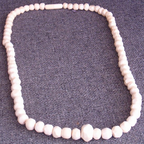 Vintage Ivory Beaded Necklace