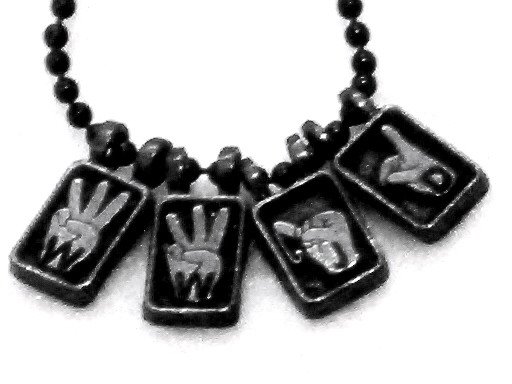 What Would Jesus Do ASL Necklaces