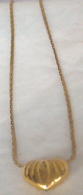 Gold Plated Heart Necklace