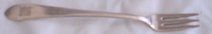 International Silver Co. Cocktail Fork ~ Monogrammed