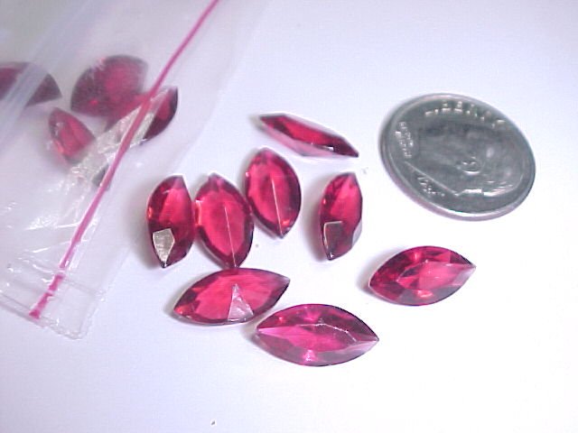 12x6mm Navette Stones 12 Pcs S141 tnk-ent