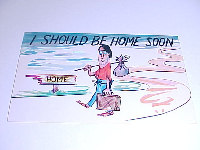 Vintage Humor Post Card postcard #PCA tnk-ent