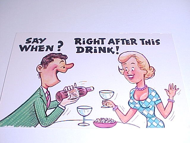Vintage Humor Post Card postcard #PCC tnk-ent
