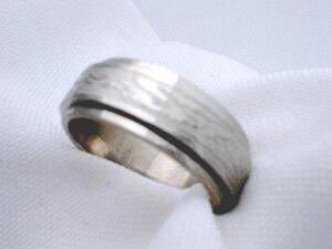 Stainless steel chinese dragon spin ring band jewelry size 9