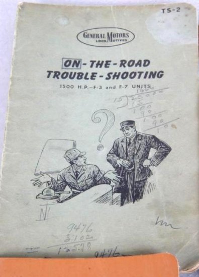 General Motors Locomotives Trouble Shooting Booklet 1949