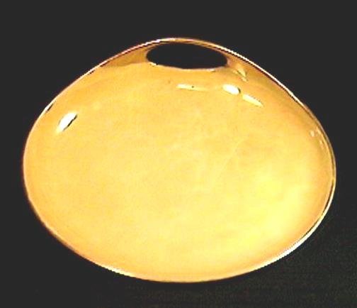 CZECH Porcelain NAPPY Canary LUSTER Ca.1930