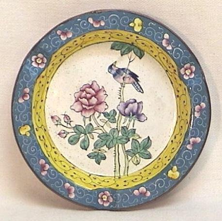 MULTI COLOR Enamelled ASHTRAY Dish