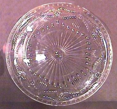 Large WHEEL CUT Crystal TRAY