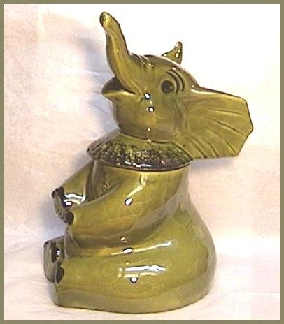 DORANNE Of California ELEPHANT COOKIE JAR