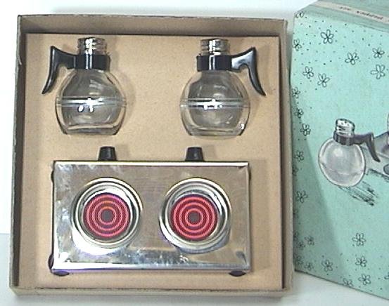 HOTPLATE COFFEE TWINS S & P Shakers with BOX