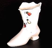 Vintage Porcelain SLIPPER Shoe Hand Painted