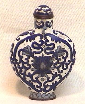 CLOISONNE SNUFF BOTTLE
