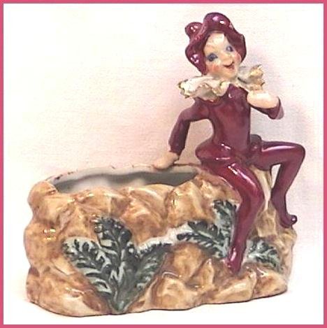 Christmas PIXIE Elf On Wall Planter - Japan