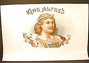 Vintage KING ALFRED Cigar LABEL (s)