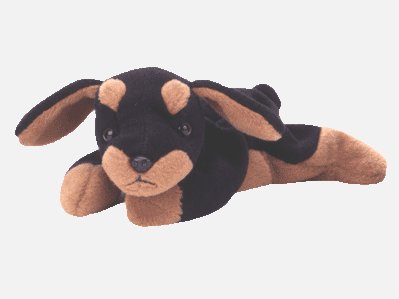 TY DOBY The DOBERMAN Teenie Beanie MWMT Ship $1.65