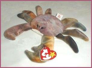 TY Claude The Crab Beanie Baby Retired - Ship 1st CL