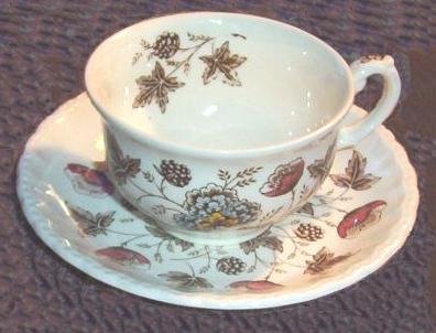 Grindley OLD CHELSEA Staffordshire CUP & SAUCER (s)