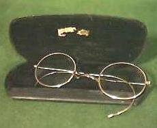 Vintage Gold Plated Spectacles with Case Circa 1920