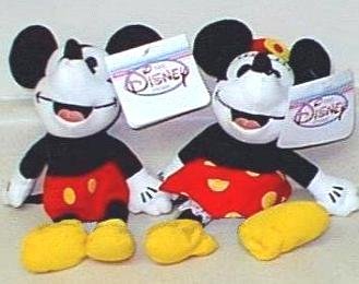 '30's Mickey & Minnie Bean Bags JAPAN 1998