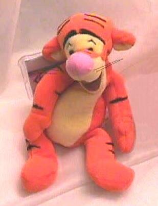 Disney TEST 9 Inch TIGGER Bean Bag MWMT 1997