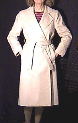 LESLIE FAY Ladies WOOL COAT Size 6