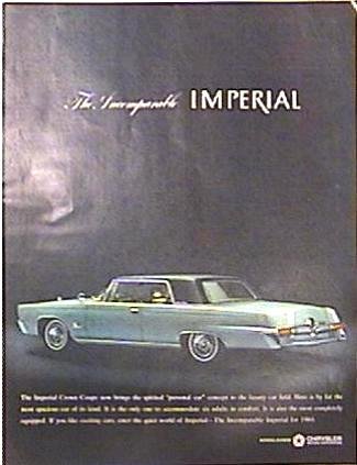 Color CHRYSLER IMPERIAL Magazine Ad 1963