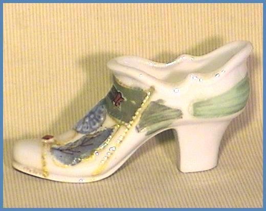 VINTAGE Porcelain SLIPPER Shoe SOUVENIR