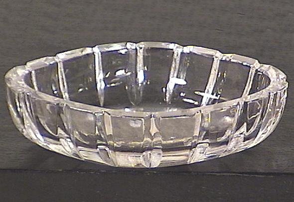Cut Glass Oval Open Salt