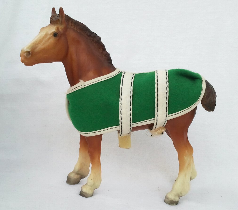 Traditional Series Clydesdale Foal with Blanket by Breyer