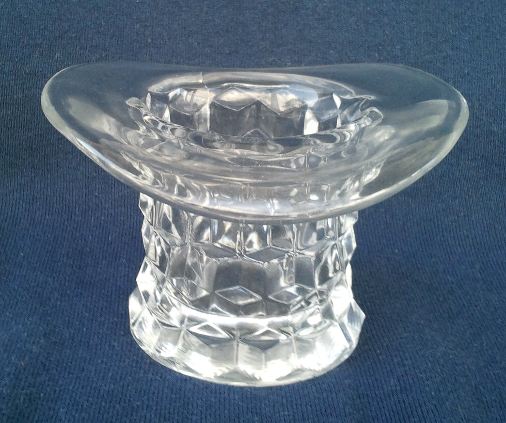 Fostoria American Crystal Top Hat Vase 3 Inch