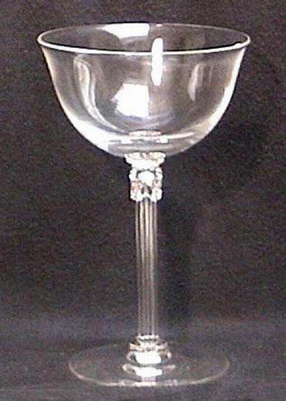 Fostoria Tempo Wine Stem (s) Claret Crystal