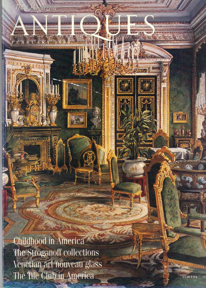Antiques Magazine February 2000 - Stroganoff Collection - Childhood in America
