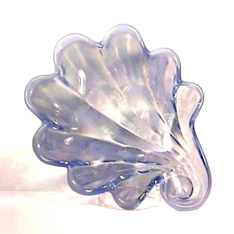 Opalescent Nappy by Duncan & Miller Blue Sanibel Dish