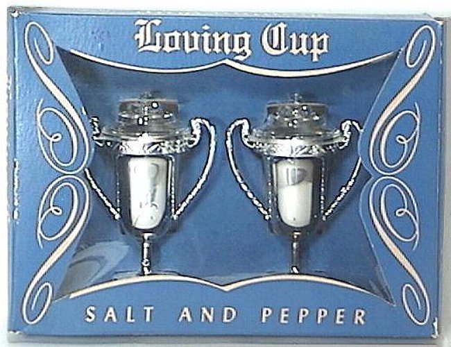 Loving Cups Salt & Pepper Shakers with Box