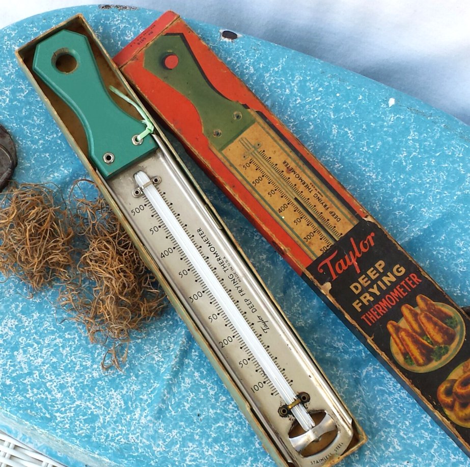Taylor Deep Frying Thermometer 1934 with Box